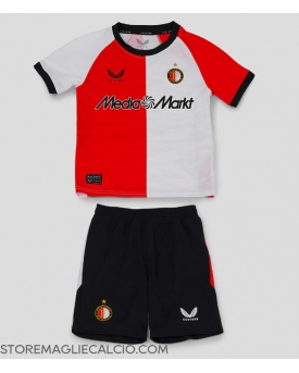 Feyenoord Maglia Gara Casa Repliche 2024-25 Bambino Maniche Corte
